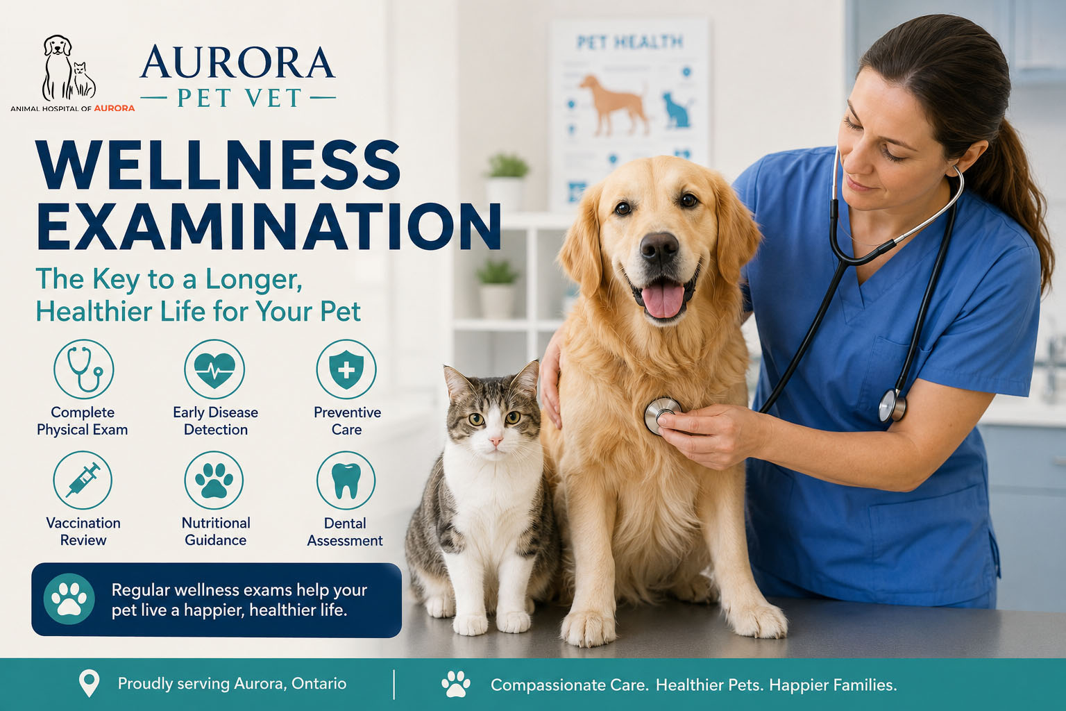 Wellness Examination for Dogs & Cats in Aurora, ON-Aurora Pet Vet copy